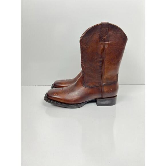 Men's FRYE Hauser Western Boots Outdoor 12 Tobacco, size 12M - Picture 7 of 14
